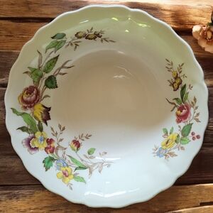 Vtg 50's Grindley Marlborough Royal Petal England China Vegetable Fruit Bowl